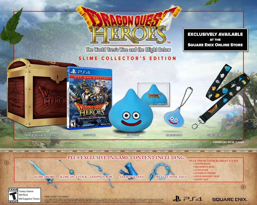 Dragon Quest Heroes The World Tree's Woe and the Blight Below Collector's Edition