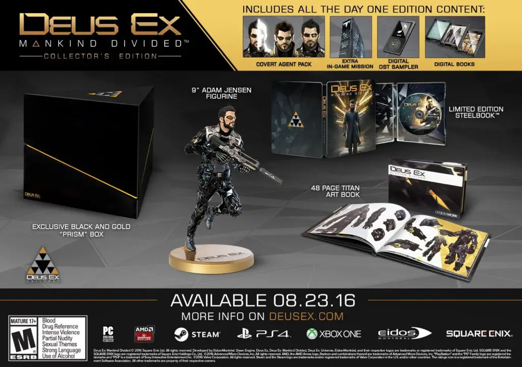Deus Ex Mankind Divided Collector's Edition