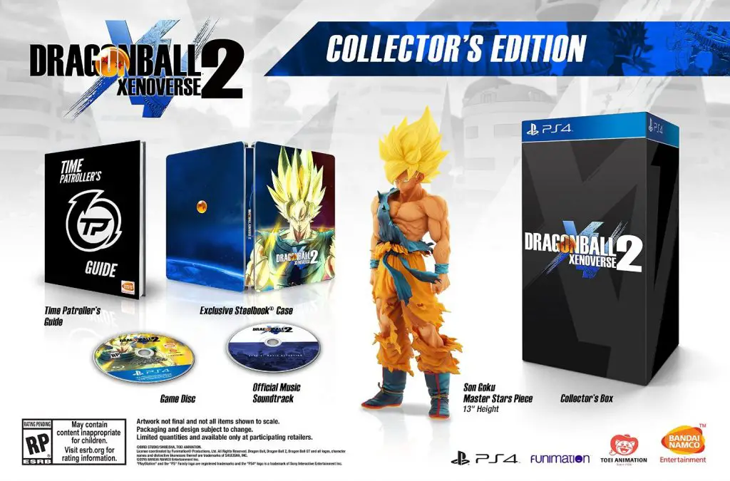 Dragon Ball Xenoverse 2 PlayStation 4 Collector's Edition North America