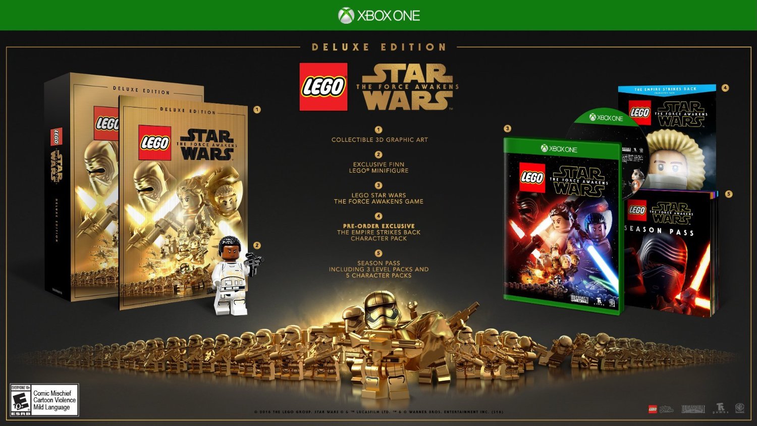 The Force Awakens Lego Star Wars promotional badges 