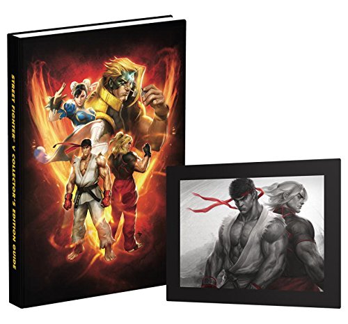 Street Fighter V Collectors Edition Guide with Matted Art Print