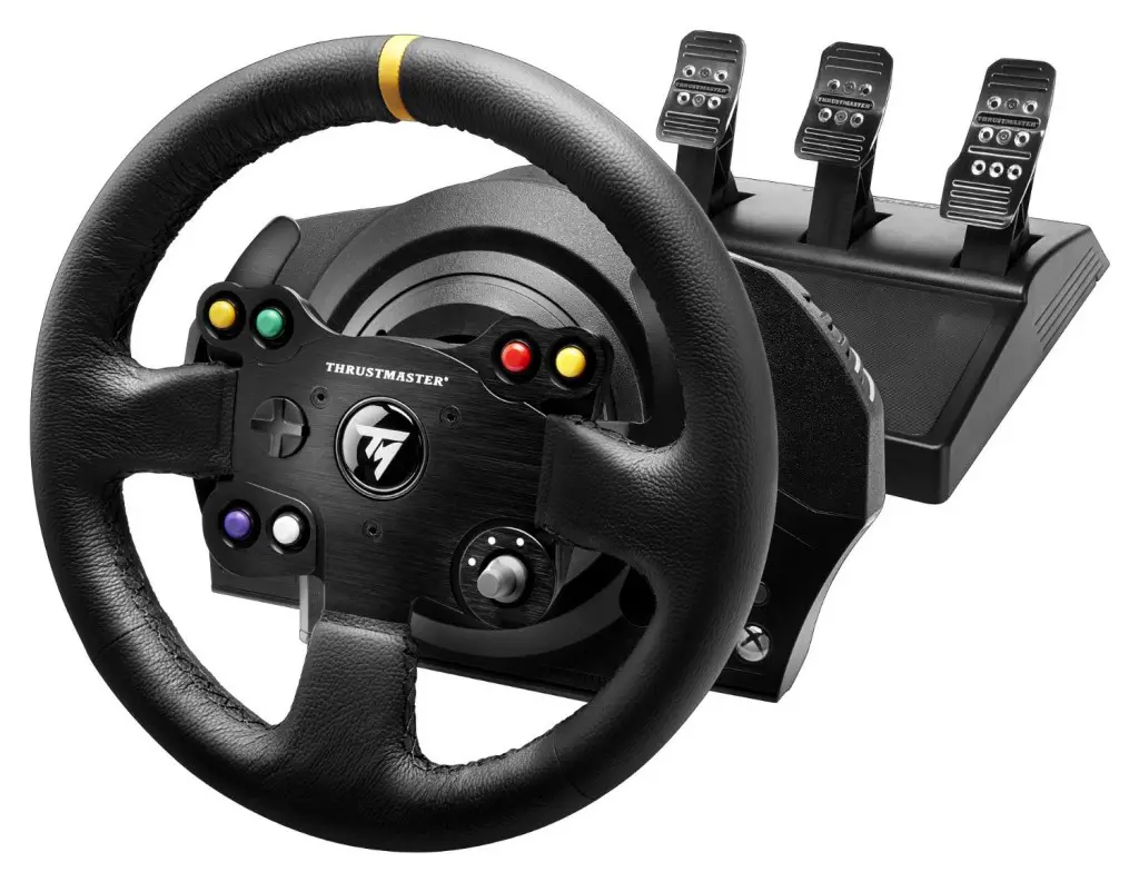 Thrustmaster VG TX Racing Wheel Leather Edition Premium Official Xbox One Racing Wheel 1
