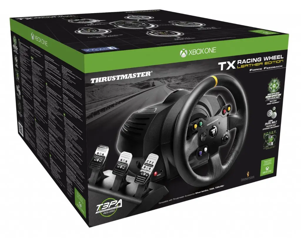 Thrustmaster VG TX Racing Wheel Leather Edition Premium Official Xbox One Racing Wheel 7