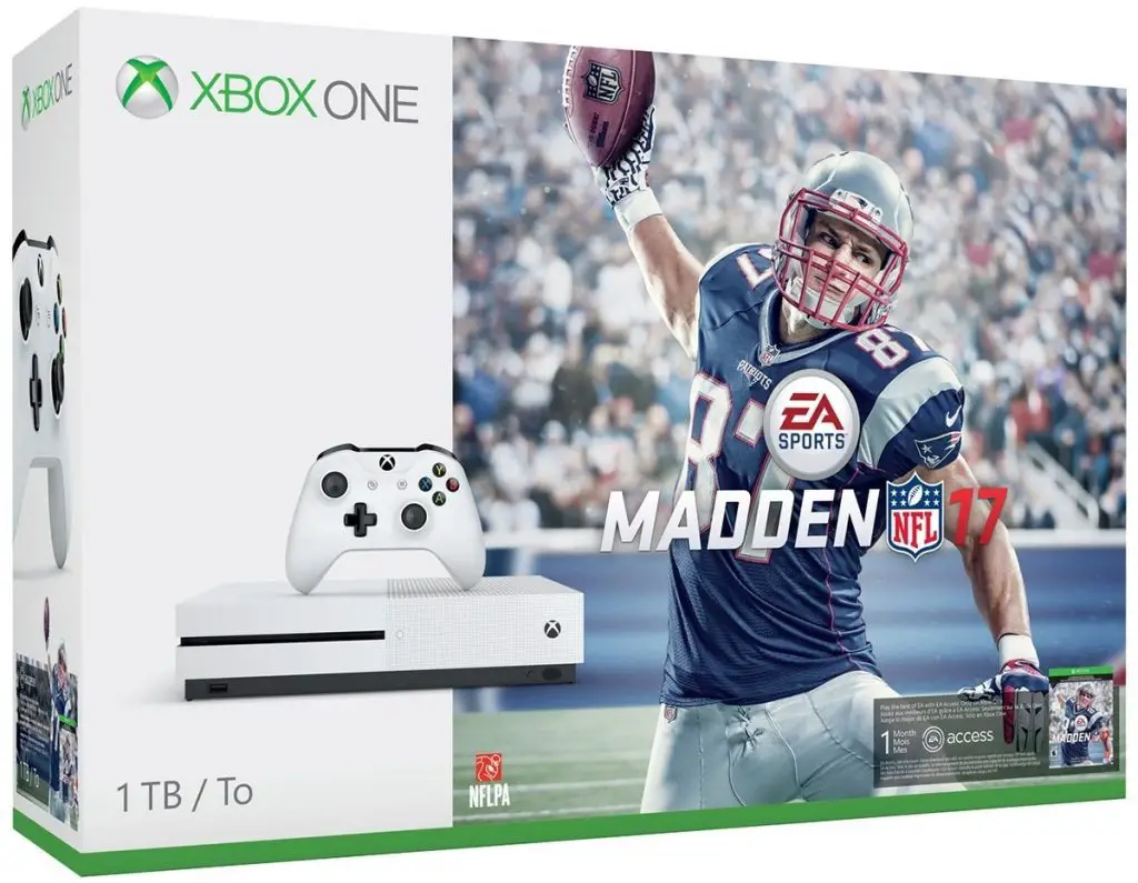 Xbox One S 1TB Console Madden NFL 17 Bundle
