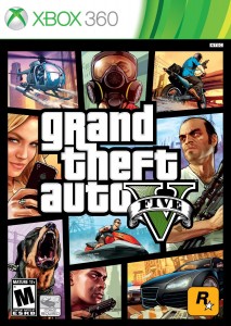 Xbox 360 box art for Grand Theft Auto 5
