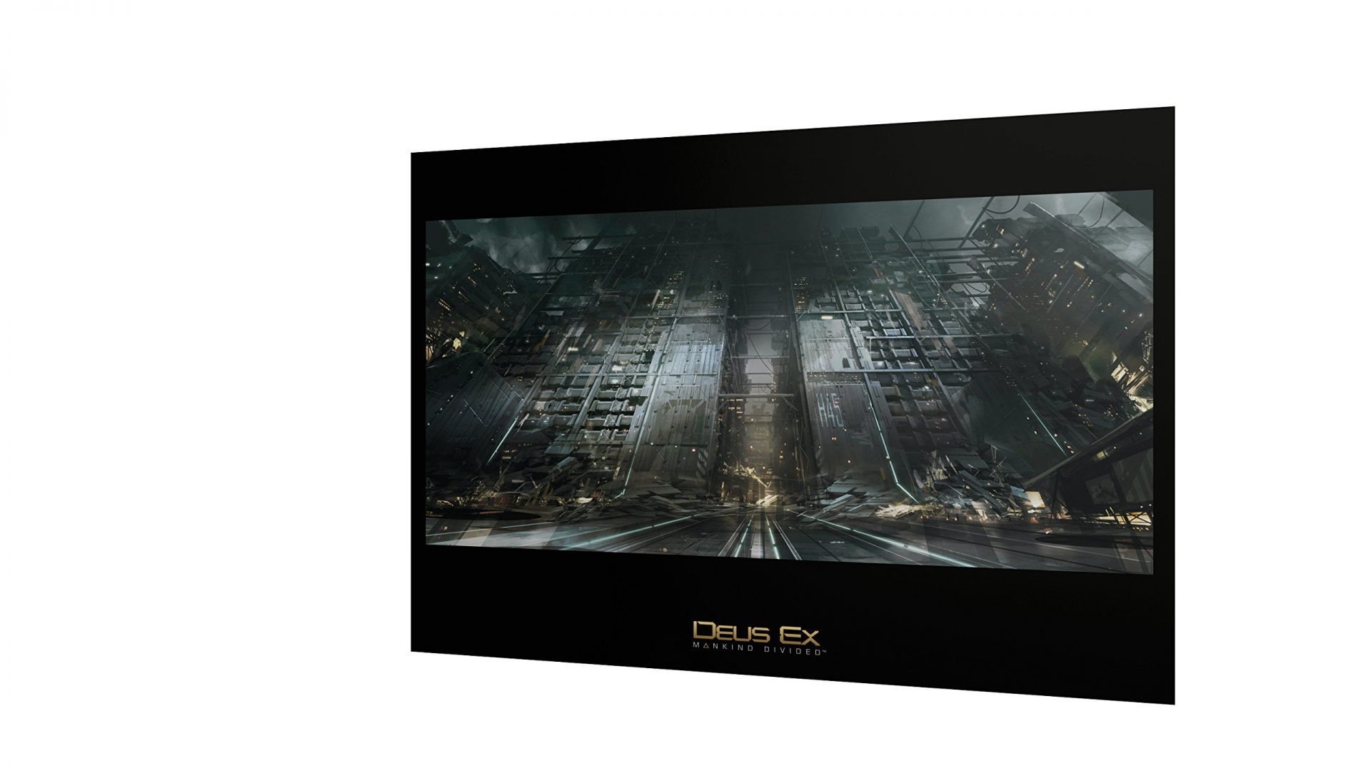 A look at the exclusive lithograph from the Deus Ex: Mankind Divided ...